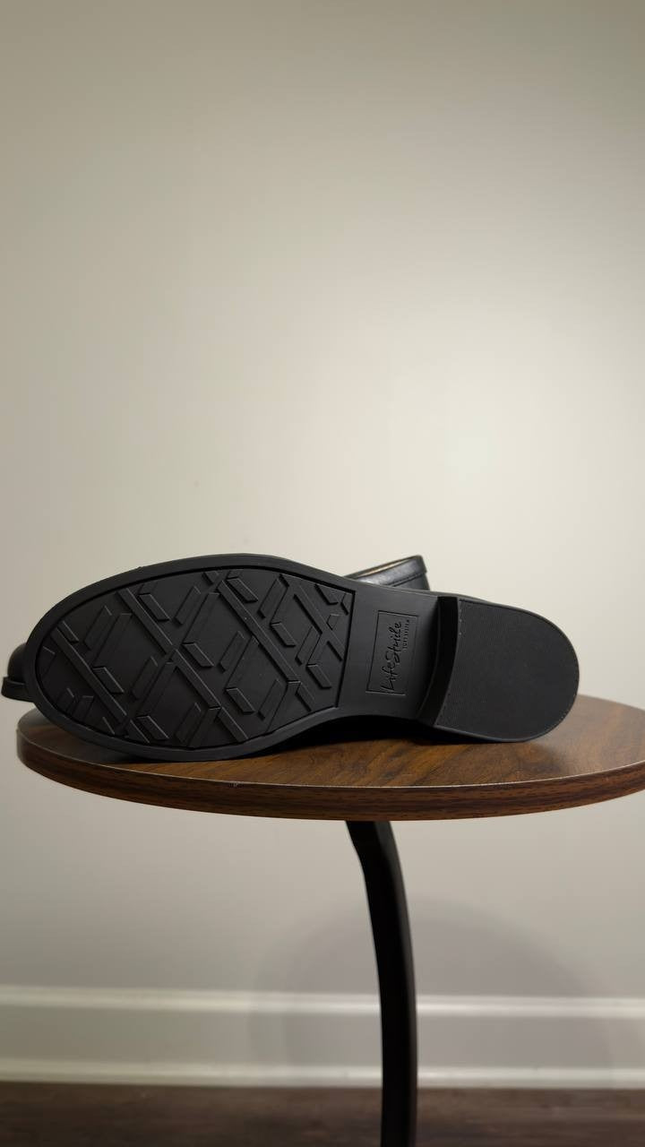 Life Stride  Sonoma  2  Slip‑On  Penny  Loafers  Black  Smooth 7  M  NWT  $80