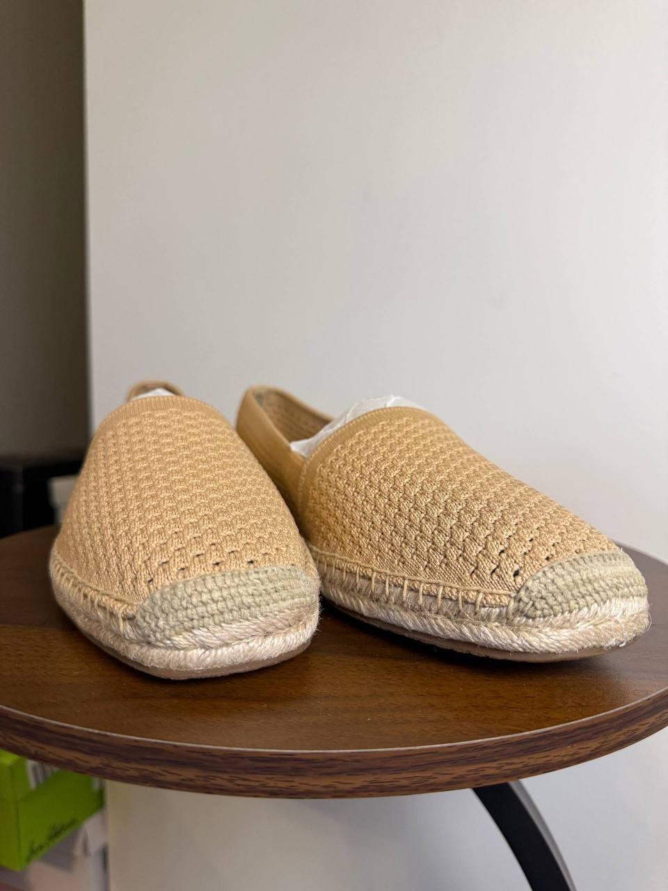 Cole Haan Keely Espadrille Flats–Soft Buff–Size 11B–Polyester/Leather–New in Box