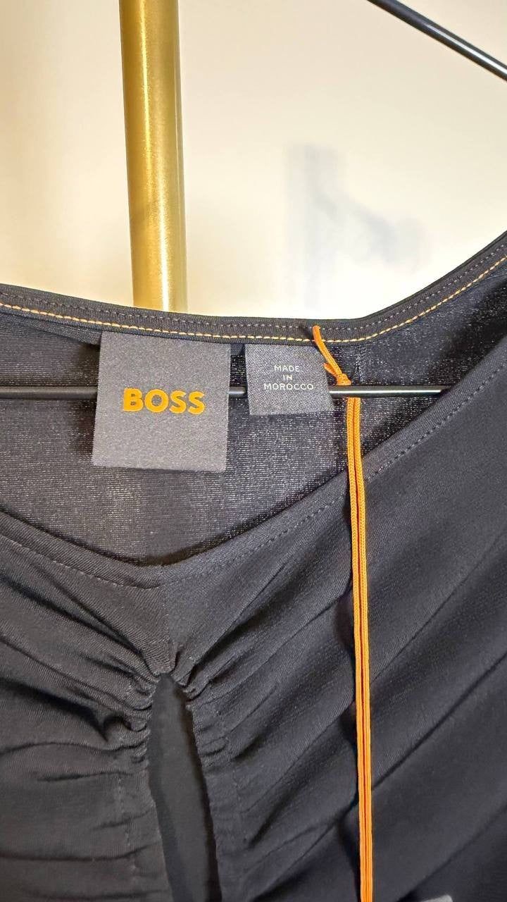 BOSS Women’s EMACHA Sleeveless Top Black M $68 NWT