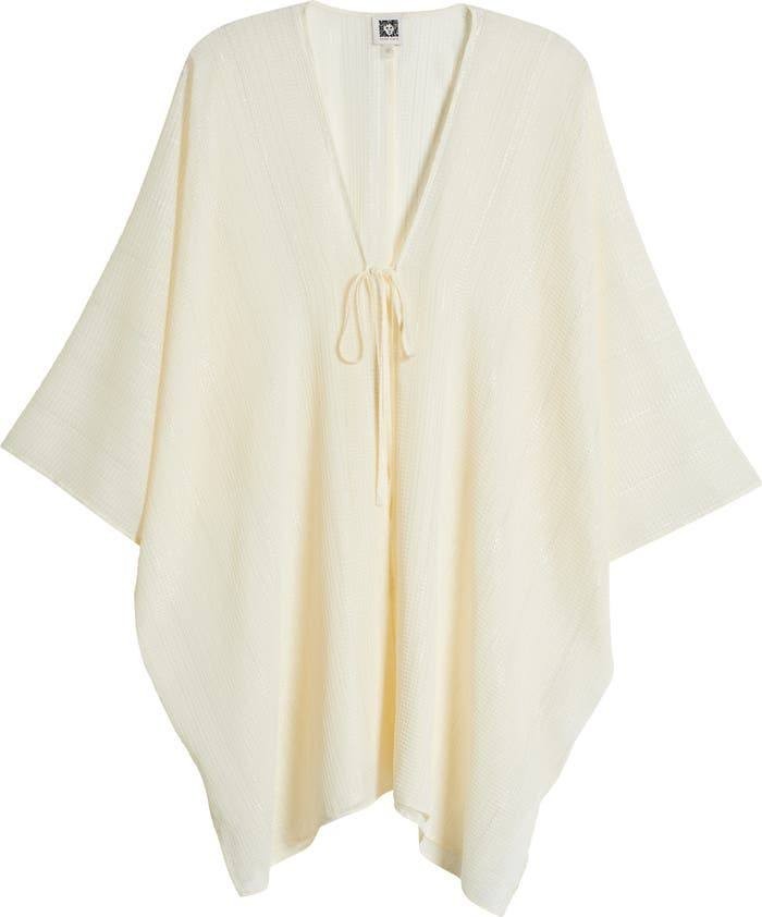 Anne Klein Women’s Asymmetric Tie‑Front Cardigan Navy 1SZ $119 NWT