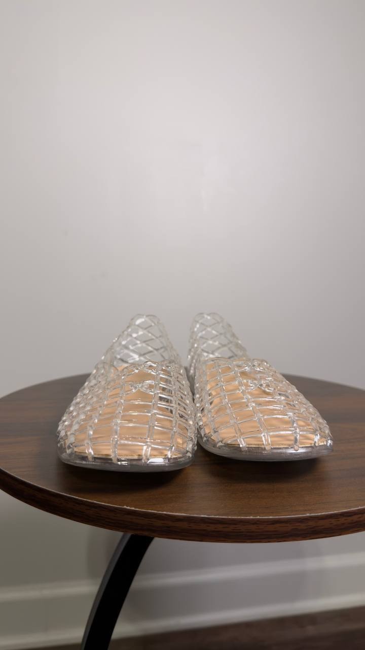 I.N.C.  International  Concepts  Jelly  Flats  Clear  7  M  New  $49.90