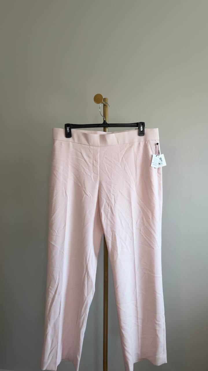 Anne Klein Compression Pull‑On Slash‑Pocket Pants Soft Blossom XL NWT $89