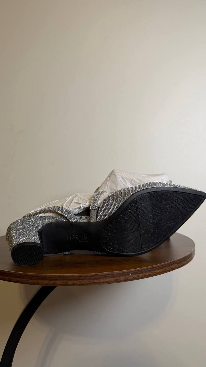 LifeStride Women’s Pumps 8.5M Pewter Fabric – New in Box – MSRP $79.99