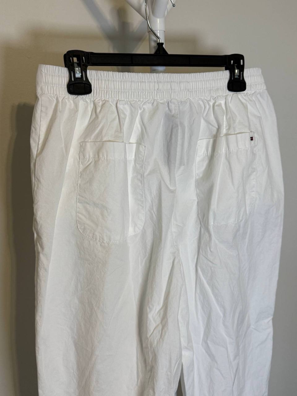 Tommy Hilfiger Cotton Tie‑Front Ankle Pants – Size 10 – NWOT