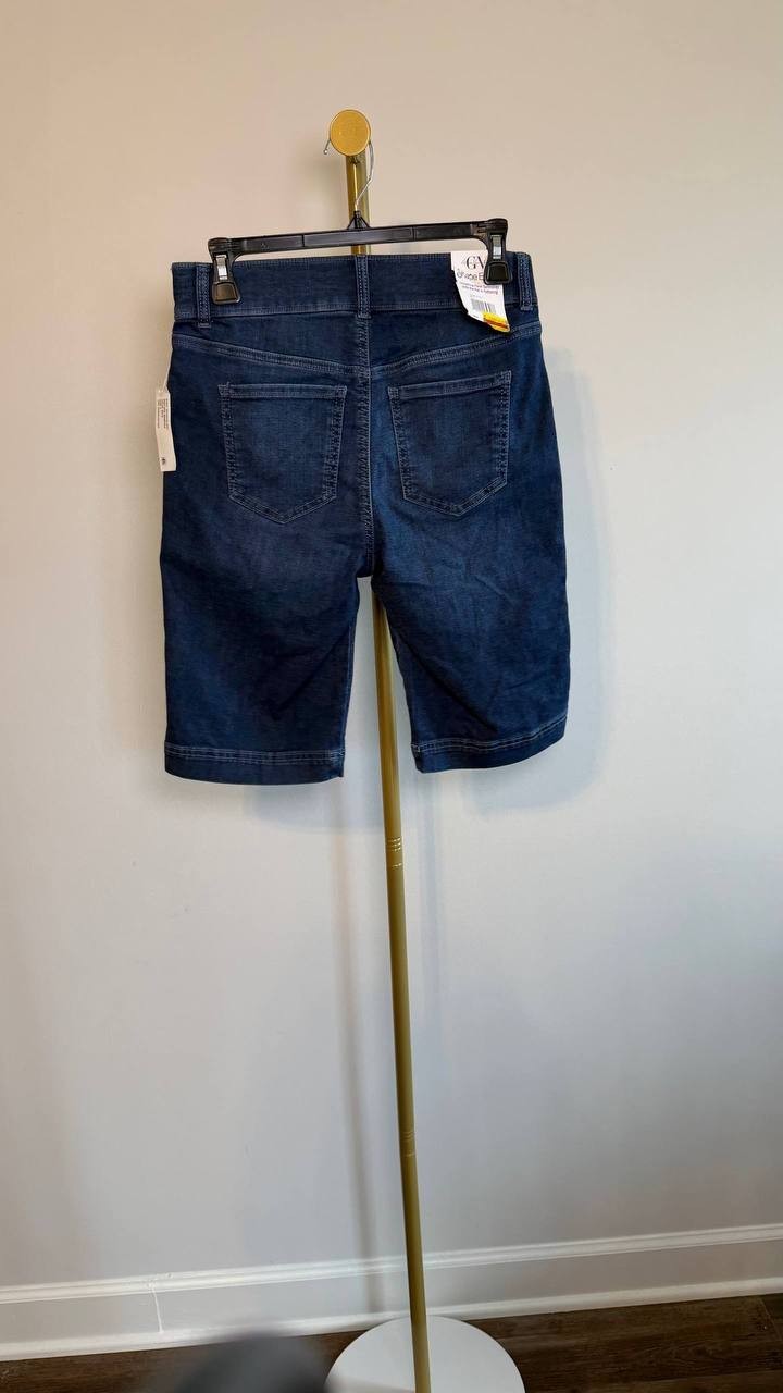 Gloria Vanderbilt Women’s High‑Rise Shorts Metz 4 NWT $48