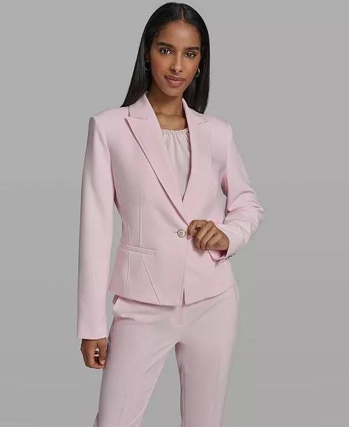 Karl Lagerfeld Paris Collared Woven Blazer Ballet Slipper 4 NWOT $199