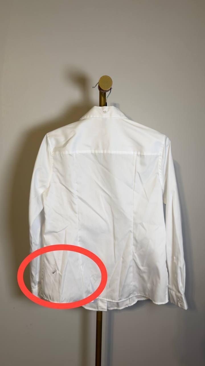 Jones  New  York  Women’s  Easy‑Care  Button‑Up  Shirt  White  PS  NWOT  $79.50 