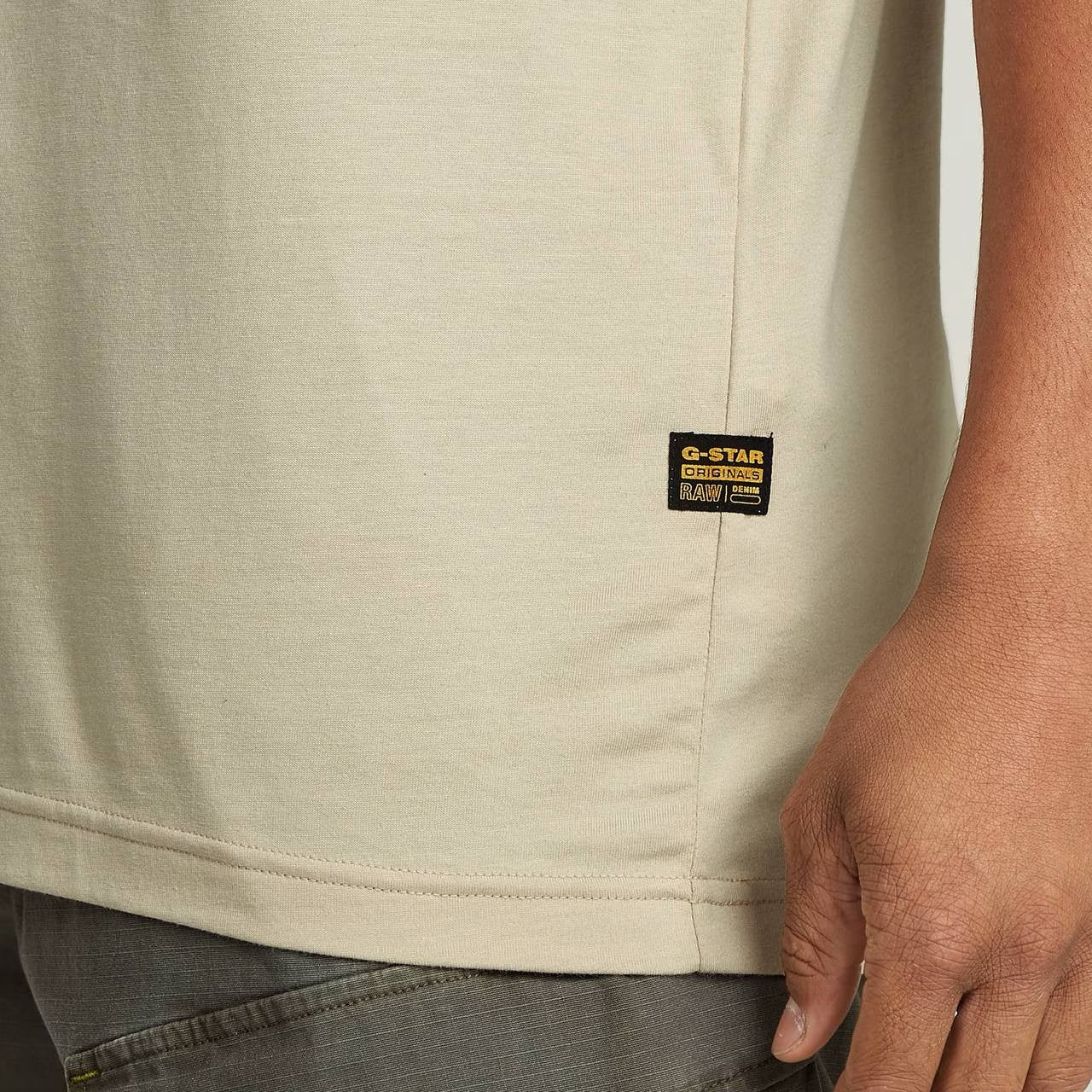 G‑Star RAW Men’s Originals T‑Shirt Beige L $45 NWT
