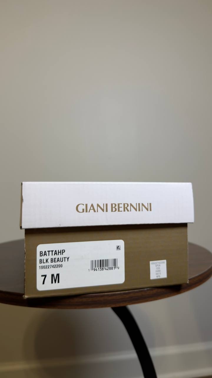 Giani Bernini Slingback Pumps Black 7 M New $79.90