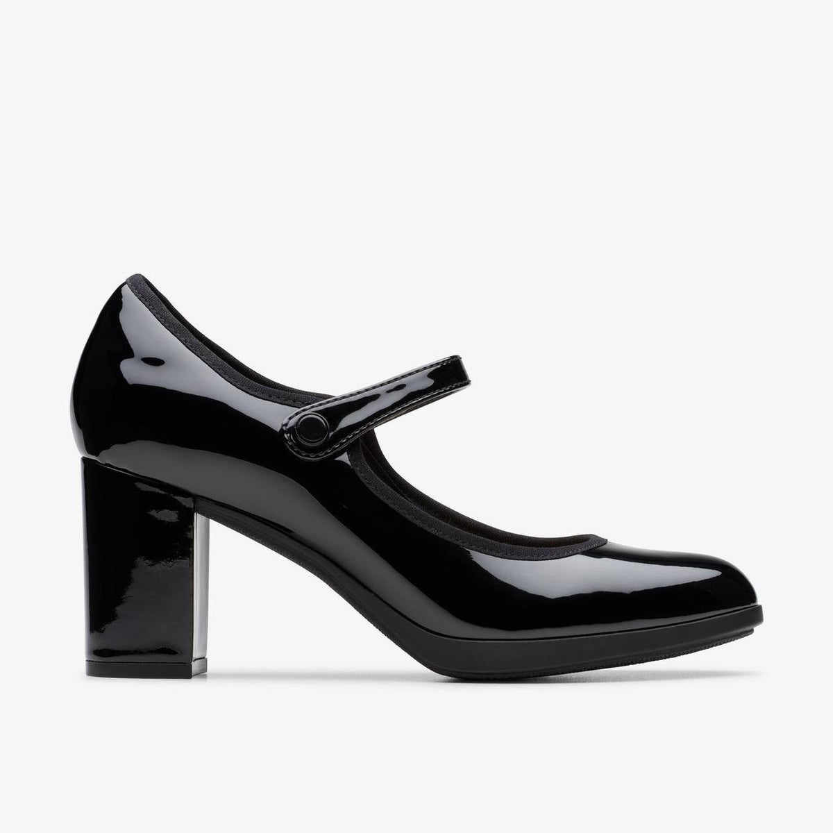 Clarks  Mary  Jane  Heels  Black   8.5M  New  $105
