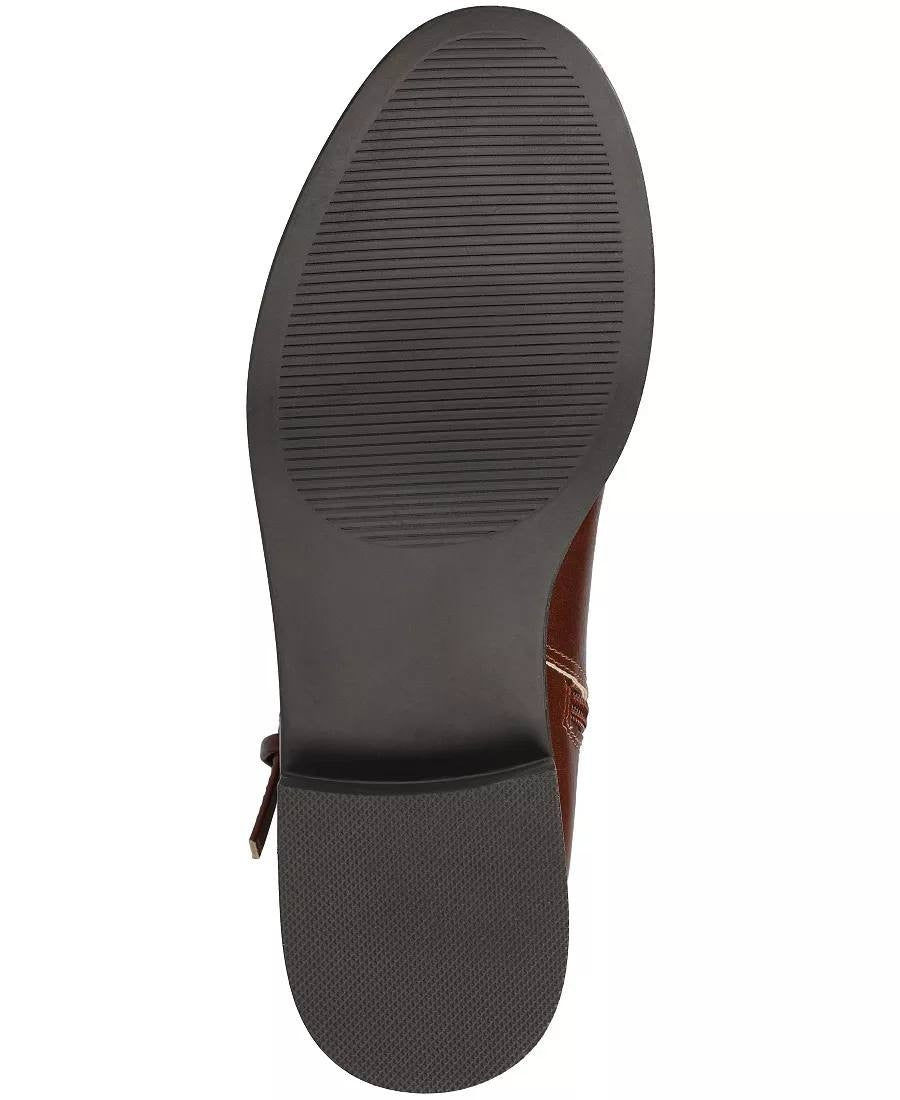 Journee Sonny Boots 10M Cognac Polyurethane Knee‑High Round Toe NIB msrp$122