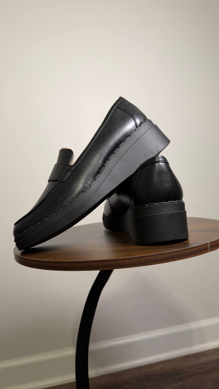 Life  Stride  Wedge  Loafers  Black  10  W  New  $67.50