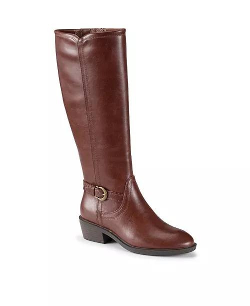 Baretraps Women’s Nena Riding Boots Mahogany 8M Man‑Made MSRP $119 NWB