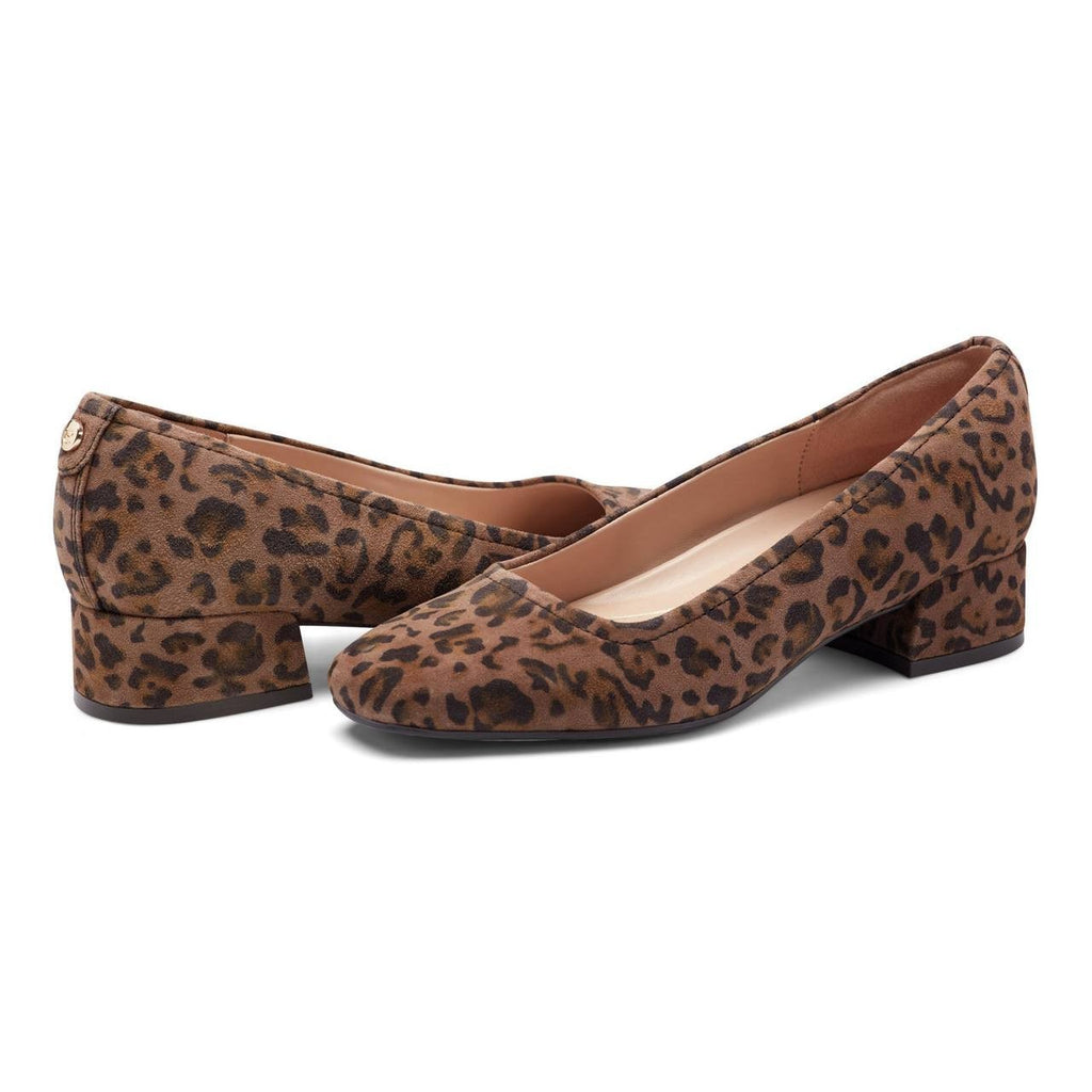 Easy Spirit Block Heel Pumps Leopard 10 M New With Box $99.00