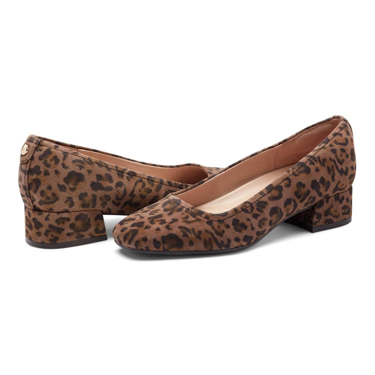 Easy Spirit Block Heel Pumps Leopard 10 M New With Box $99.00