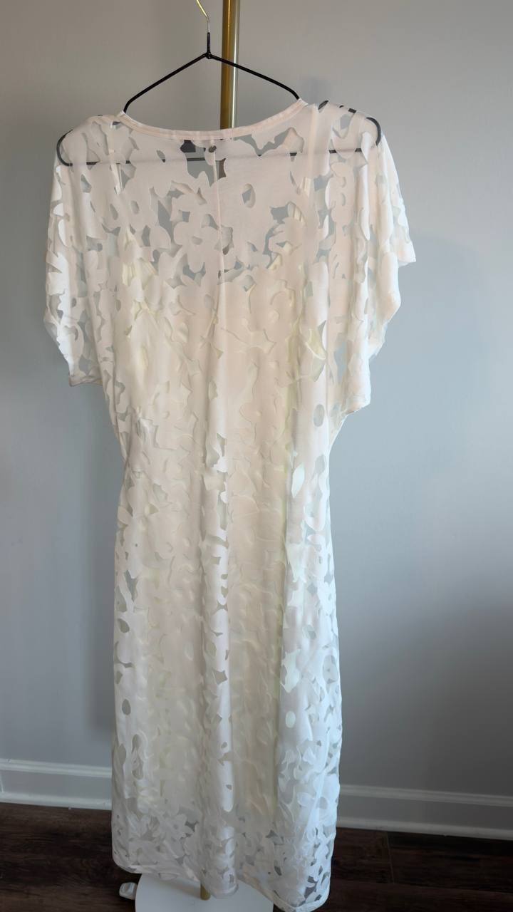 BOSS EBUNA Dress White L NWOT $229
