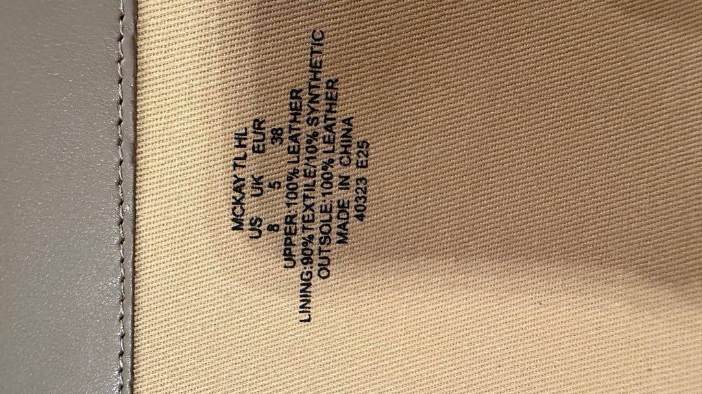 Lauren Ralph Lauren McKay Boots 8B Taupe Suede Tall Pointed Toe NIB msrp$275