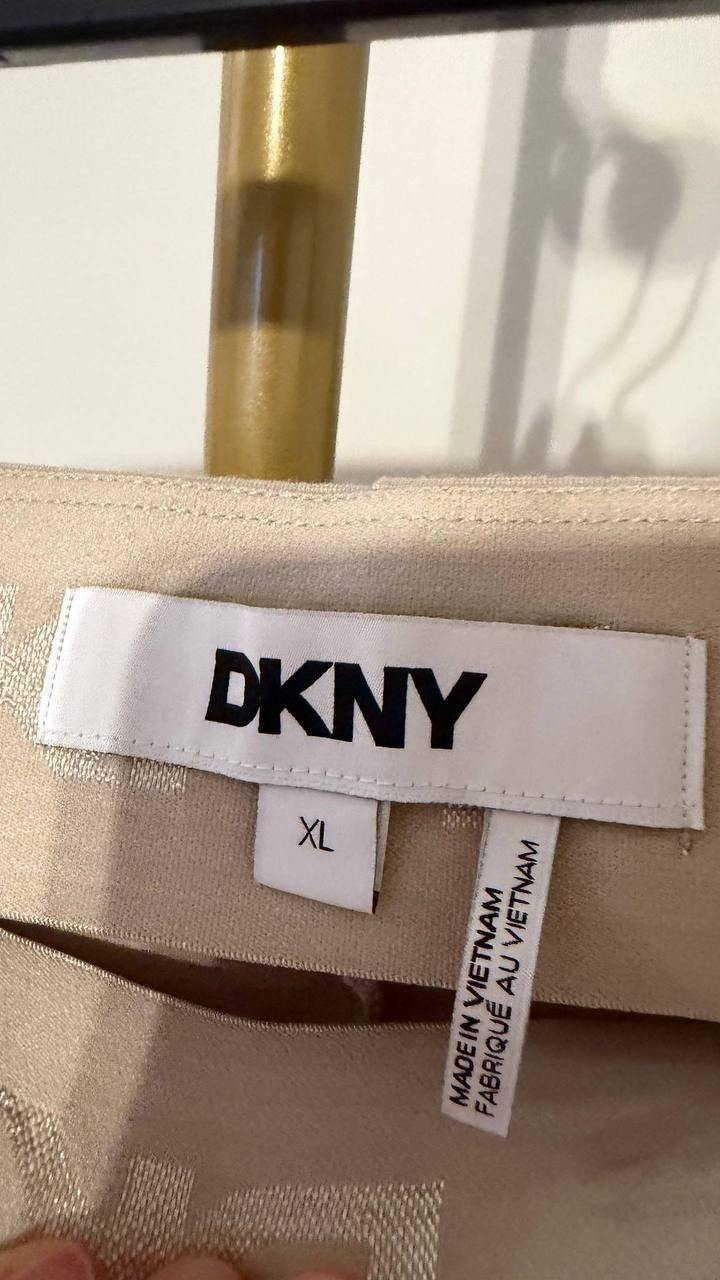 DKNY Pull‑On Pencil Skirt Pebble Ivory XL Good Pre‑Owned Condition msrp$59