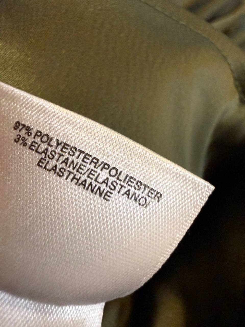 Anne Klein High‑Rise Belted Wide‑Leg Satin Pants – Olive– Size S–NWT–MSRP$99