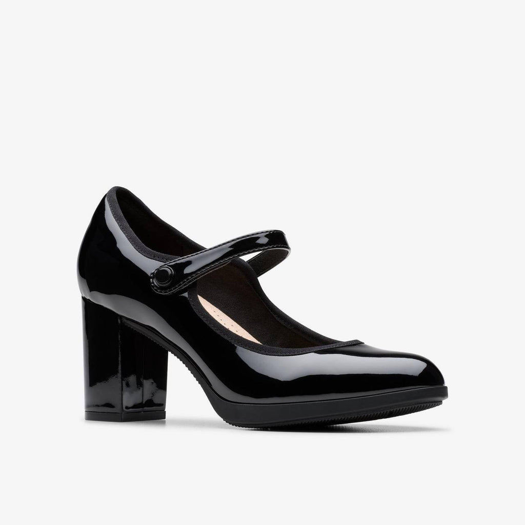 Clarks  Mary  Jane  Heels  Black   8.5M  New  $105