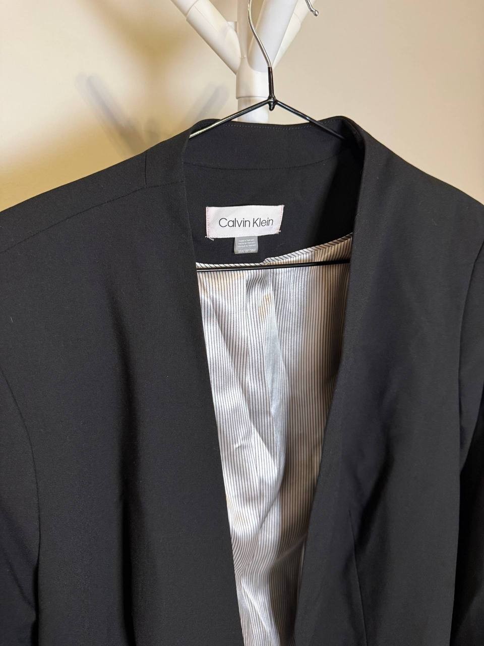 Calvin Klein Roll‑Sleeve Open‑Front Blazer – Size 18W – NWT – $159