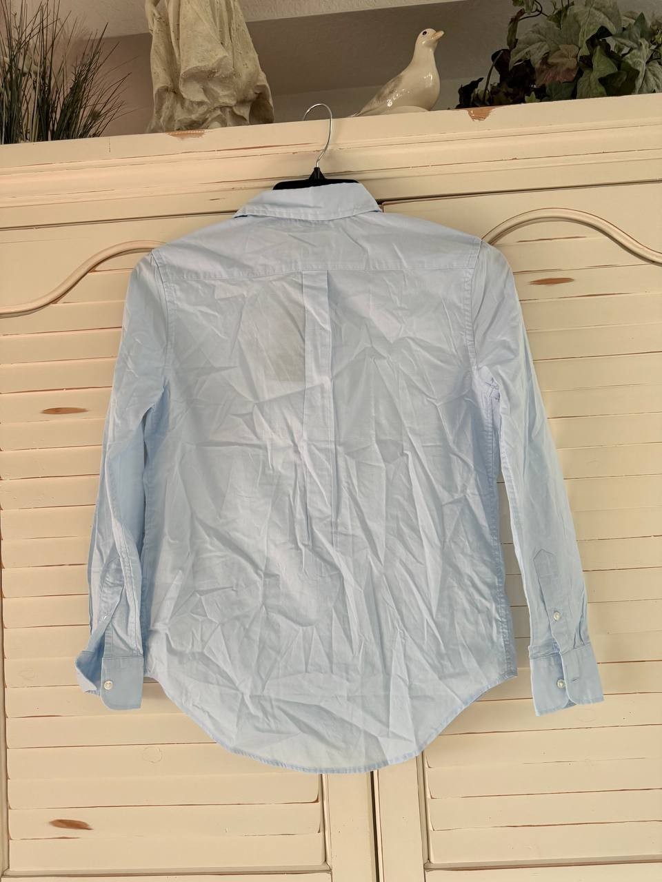 Polo Ralph Lauren Shirt XS Blue Cotton Classic Fit Logo Embroidered NWT MSRP$169