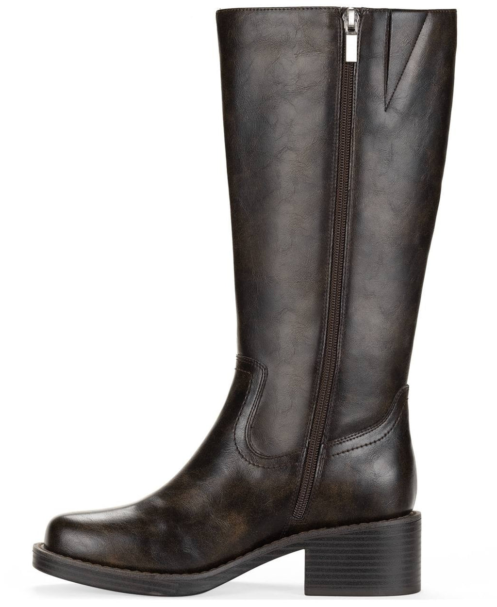 Wild Pair Warblerr Tall Boots – Downtown Brown – Size 7M – Manmade – New in Box
