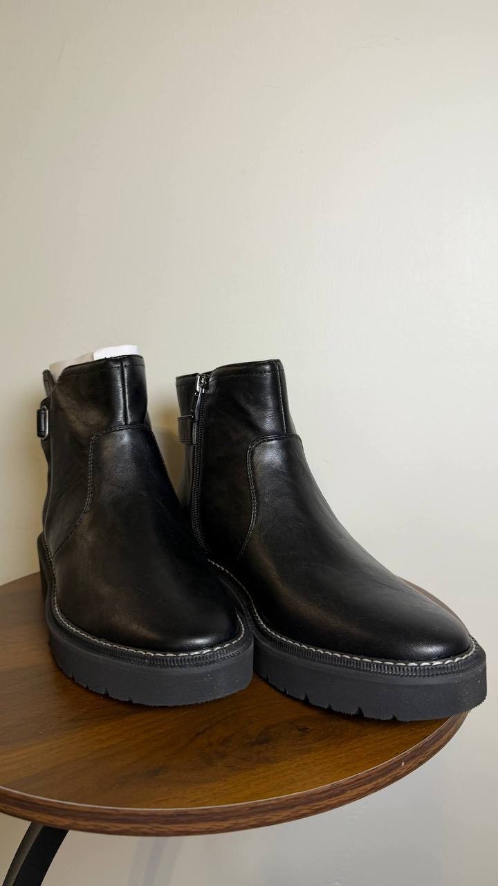 Naturalizer Black Ankle Booties Women's Size 8M New in Box MSRP 165