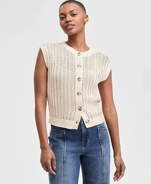 And Now This Sweater Vest – Beige, Size PXL (Petite XL)