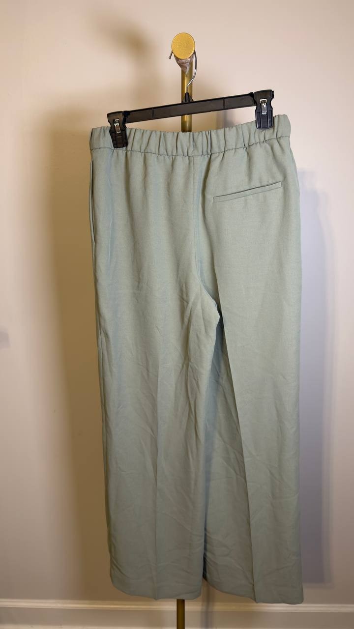 Calvin Klein Soft Twill Drawstring Trousers Shadow S NWT $199