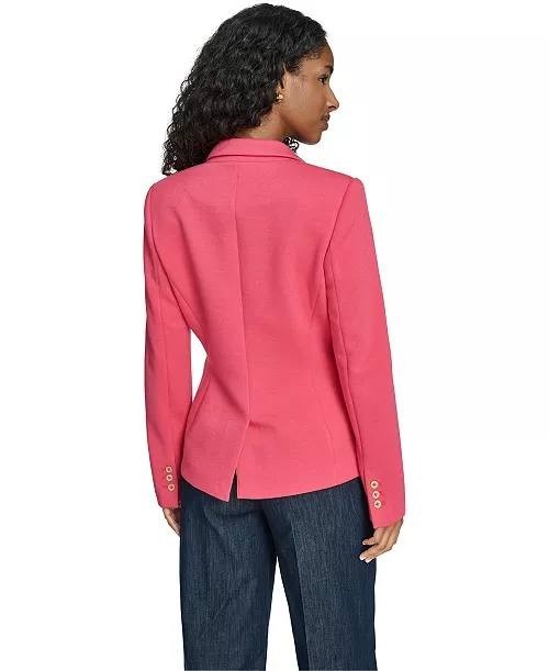 Tommy Hilfiger One-Button Blazer Rethink Pink 12 NWT $149