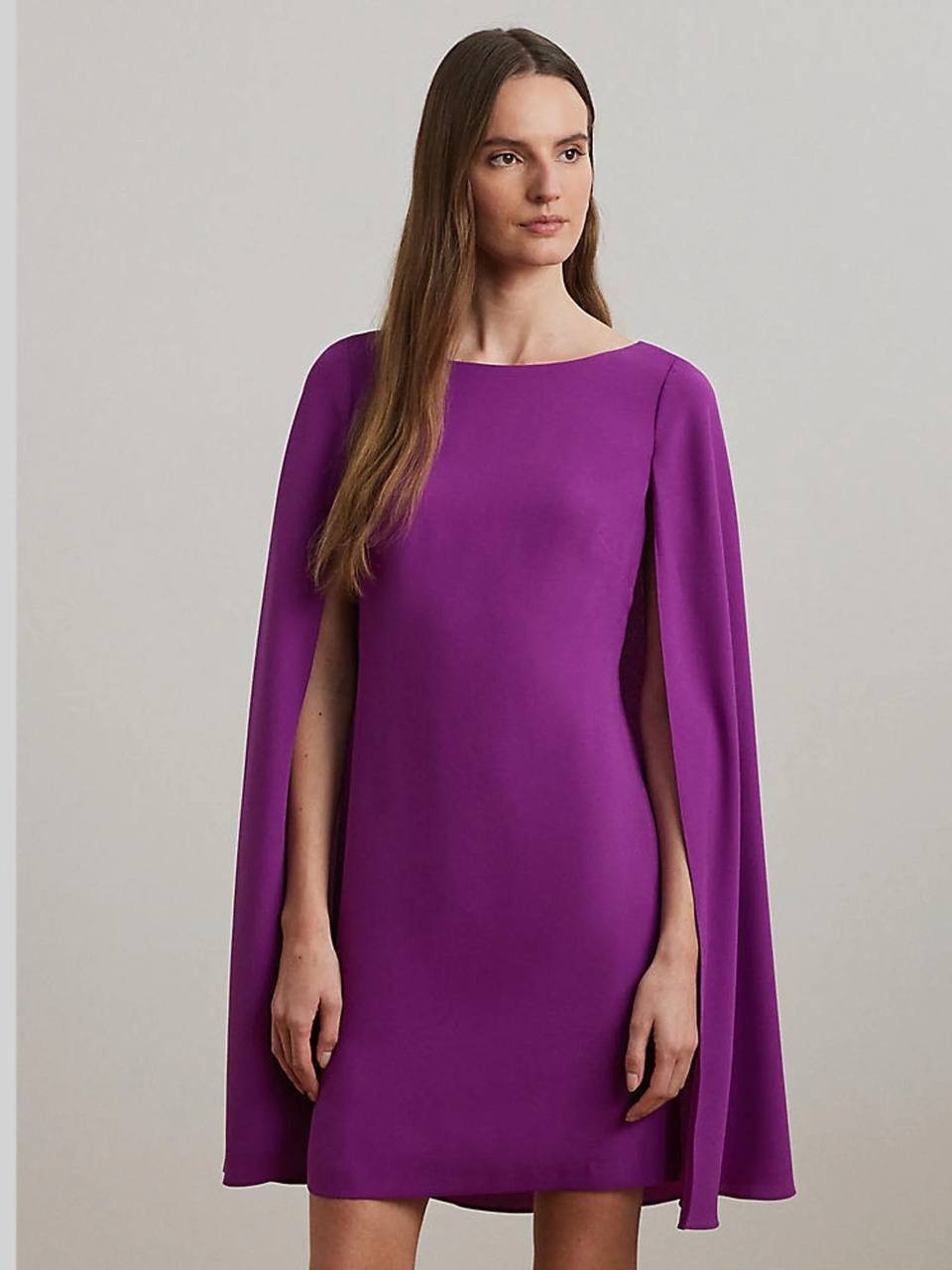Lauren Ralph Lauren Purple Cocktail Party Dress Size 8 NWT $195
