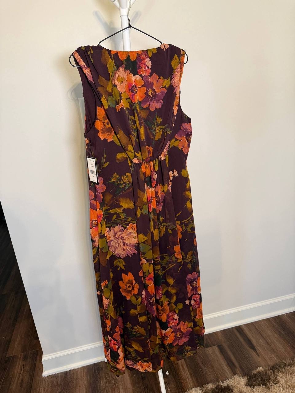 Taylor Floral Smocked A‑Line Dress – Size 9 – NWT – $128