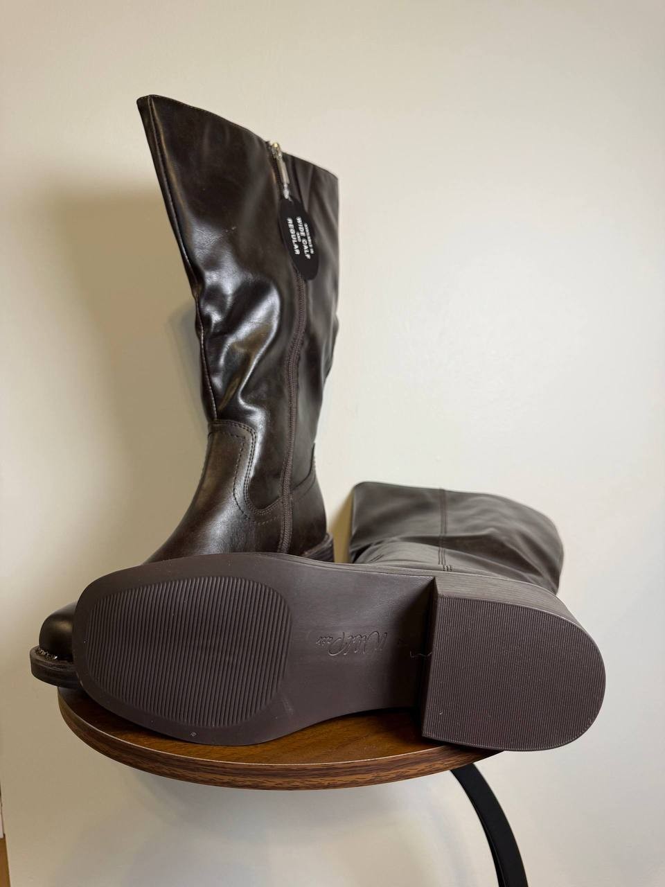 Wild Pair Warblerr Tall Boots – Downtown Brown – Size 7M – Manmade – New in Box
