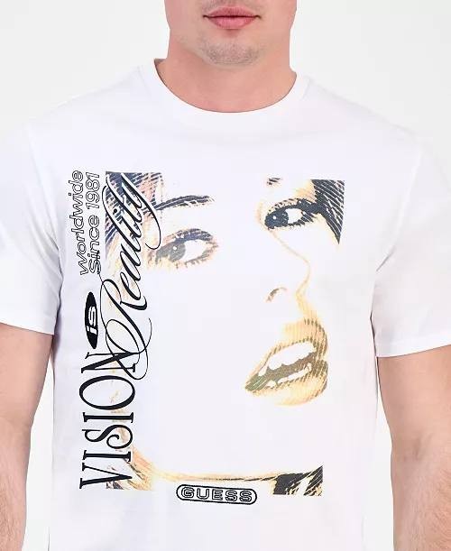 Guess Eco Men’s “Vision Is Reality” Graphic T‑Shirt L $44 NWT