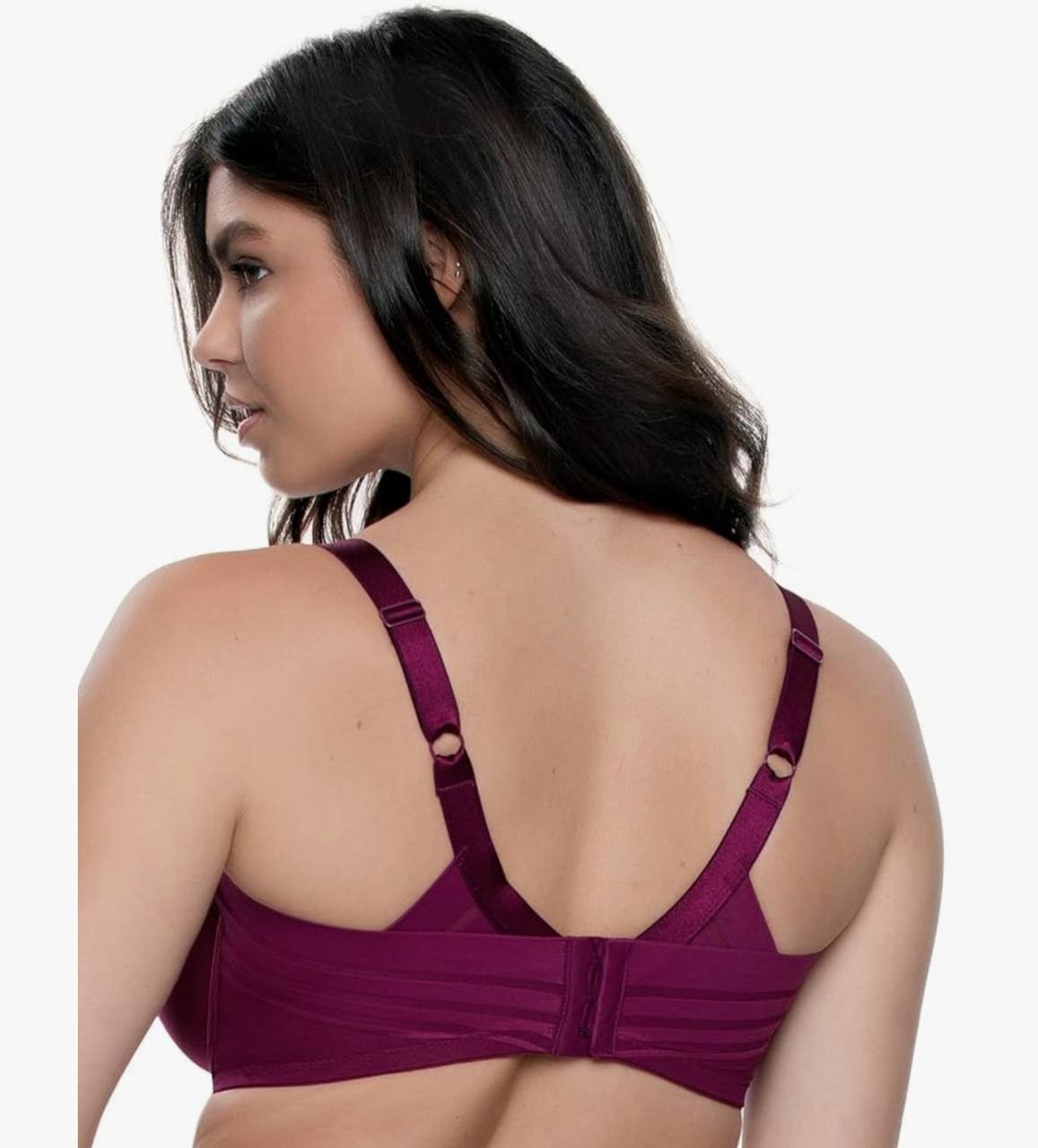 Felina Marvelous Side Smoothing T-Shirt Bra 38DDD Purple Style 245033 NWT
