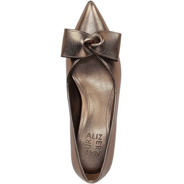 Naturalizer  Mavis  Pump  Old  Gold  Leather  9.5W  New  $160