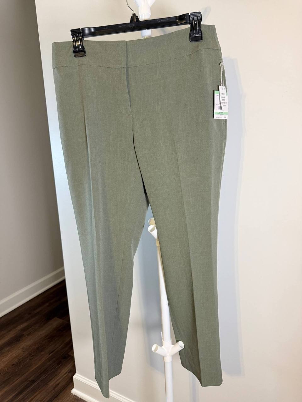 Kasper Flat Front Slim Pants – Dark Sea Stone – 8P – NWT – $79