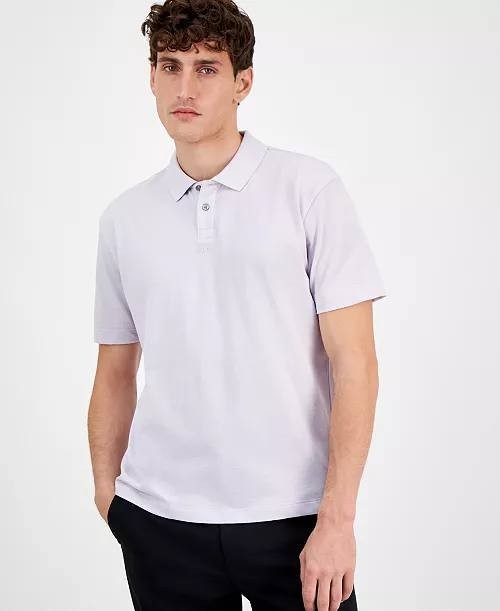 HUGO Hugo Boss Dangula Relaxed Fit Logo Polo Shirt White L NWT $98