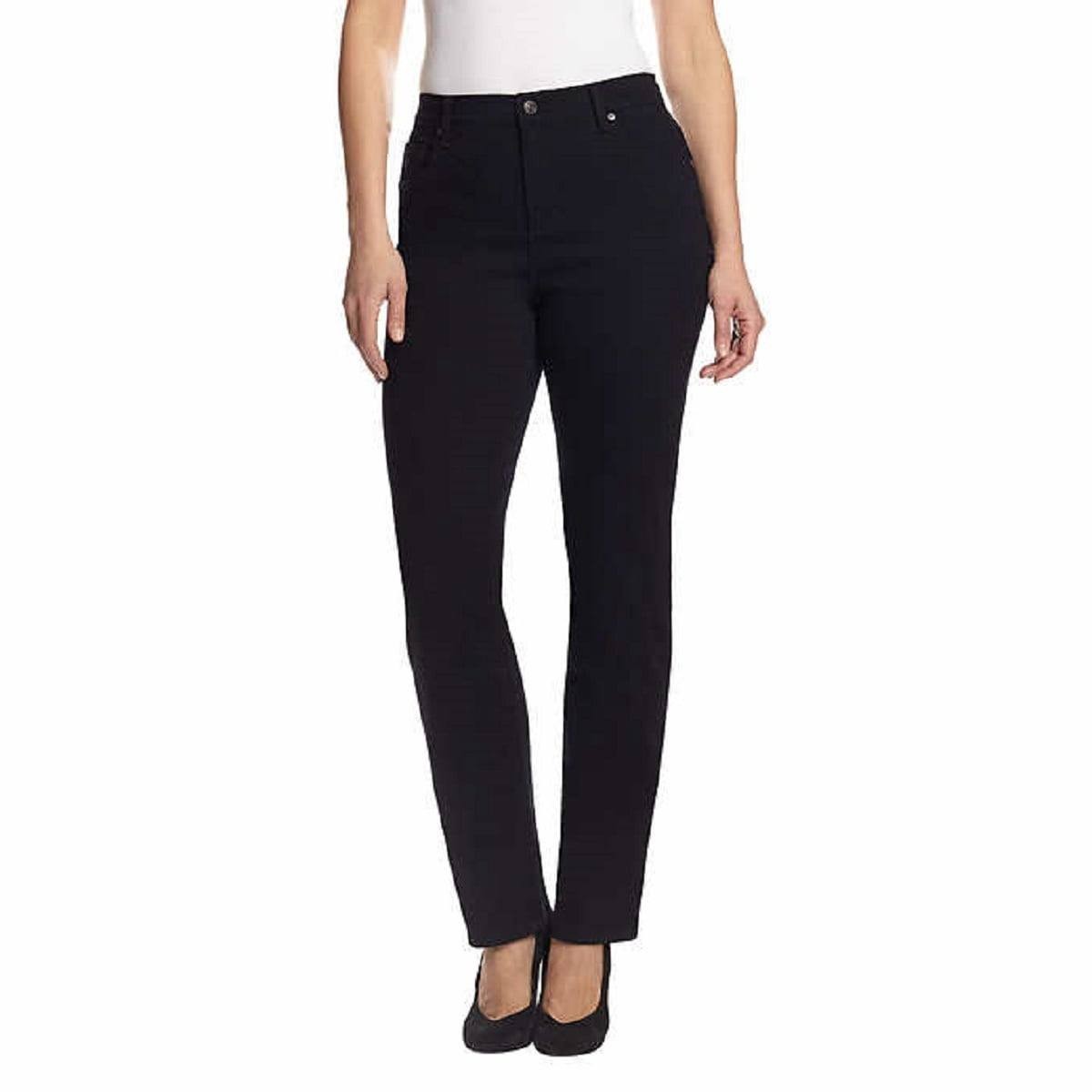 Gloria Vanderbilt Women’s Petite Amanda Jeans Black 6PS Short $56 NWT