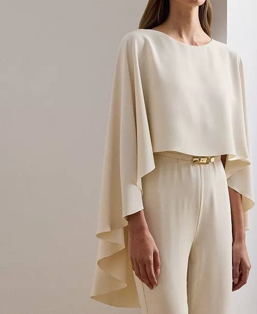 Lauren Ralph Lauren Jumpsuit Mascarpone Cream 6 NWT $295.00