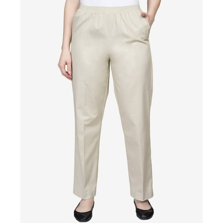 Alfred Dunner Women’s Plus Pull‑On Professional Dress Pants – Size 6P – NWT