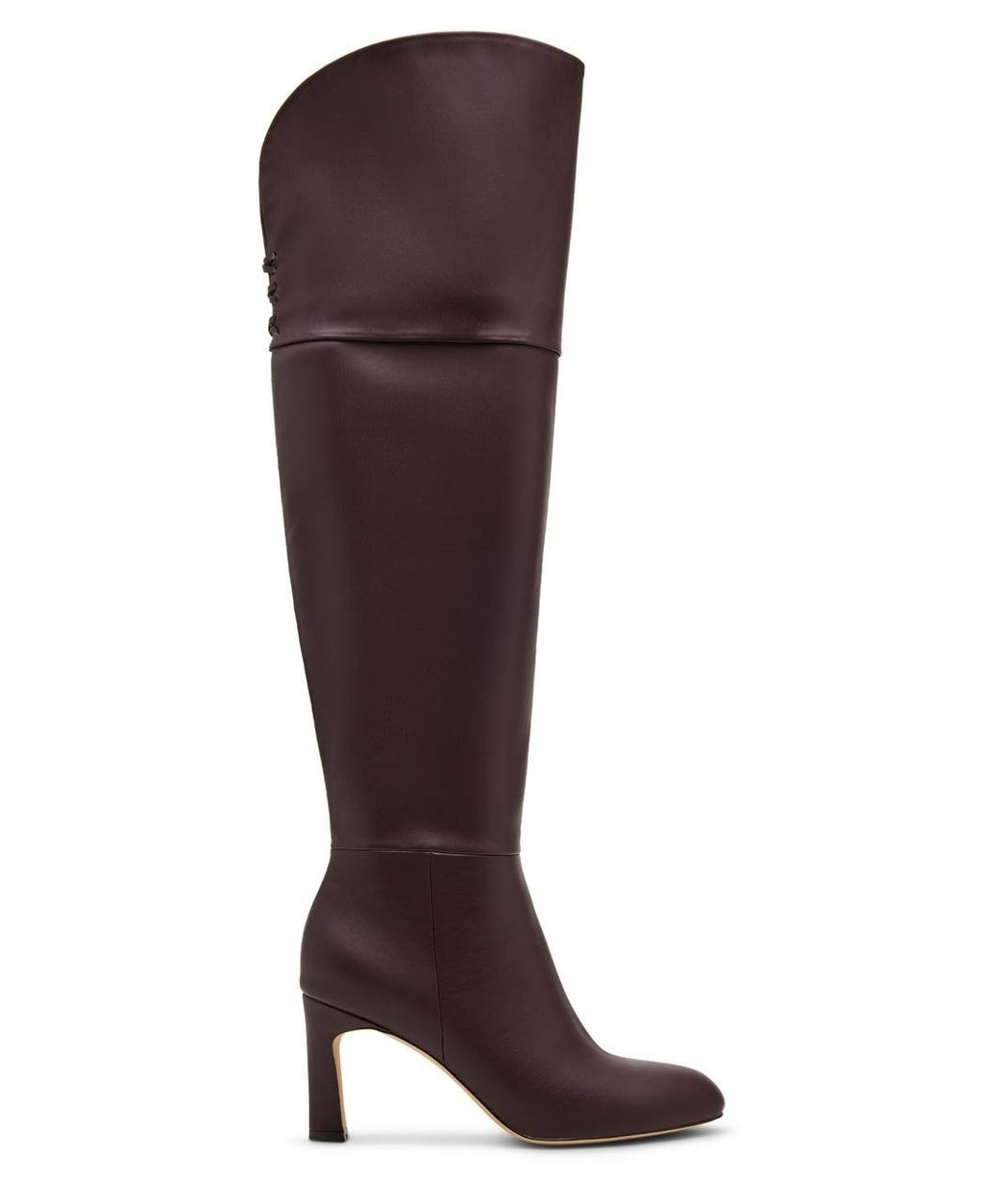 Madden Girl Decode Over‑The‑Knee Dress Boots Burgundy 9 Man‑Made $110 NWB