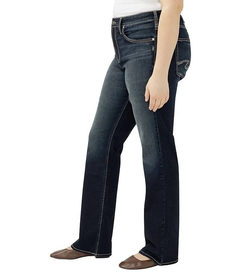 Silver Jeans Avery 16W/31 Plus High Rise Slim Bootcut Denim NWT MSRP $99