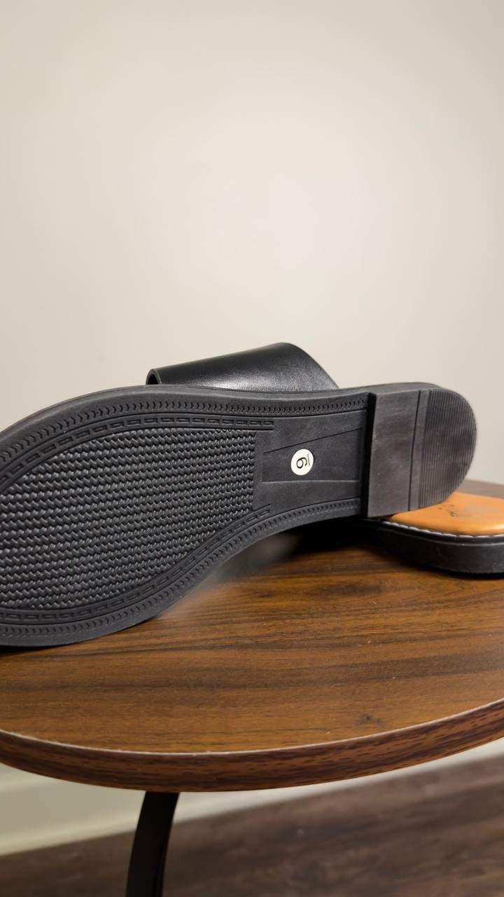 GC  Shoes  Flat  Sandals  Black  9  New  $55