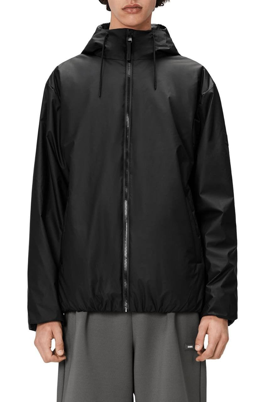Rains Lohja Insulated Rain Jacket Black XL NWT $240