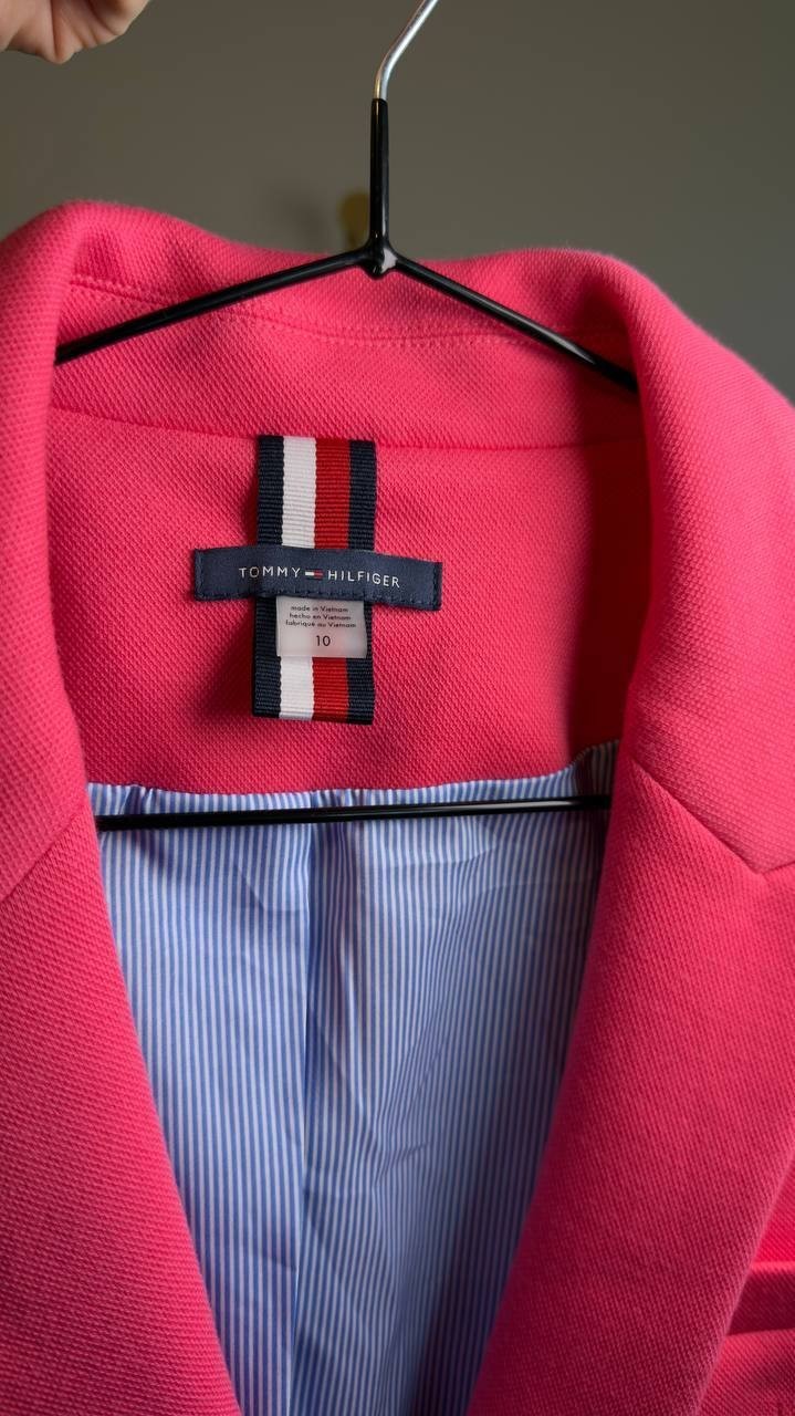 Tommy Hilfiger Single Button Business Blazer Pink 10 NWOT $139