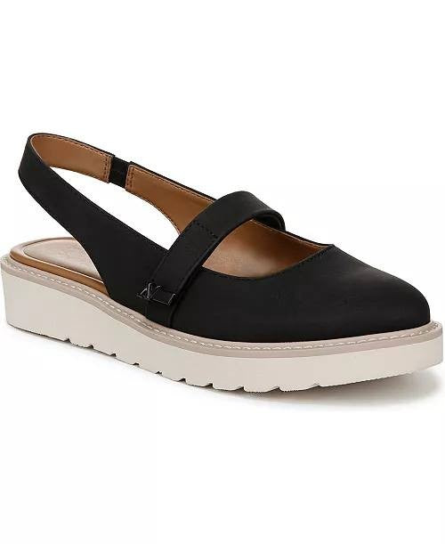 Naturalizer Edison Mary Jane Platform Slingbacks Black Women’s 5M NWB $89