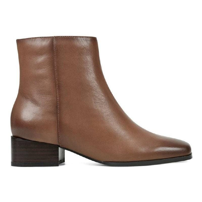 Easy Spirit Sidney Booties 6M Taupe Leather Square Toe Zip Comfort NIB msrp$169