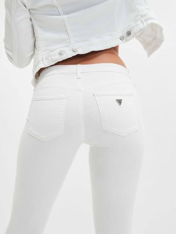 GUESS Sexy Curve Skinny Jeans Optic White 24RG Excellent Pre‑Owned msrp$98